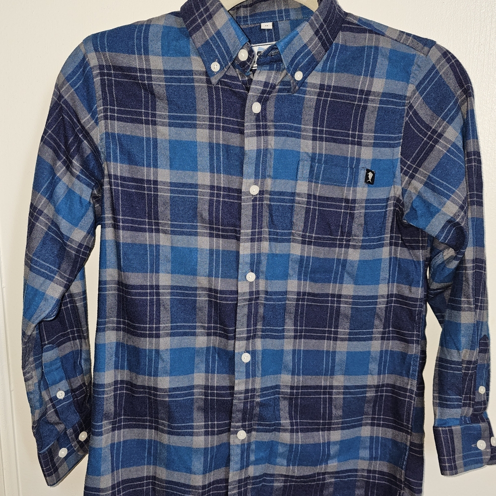 Blue Plaid Shirt